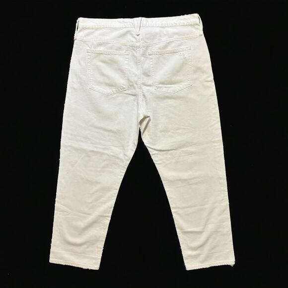 NWT J.CREW Slouchy Boyfriend Jeans in White READ DESCRIPTION SZ 16 - Picture 6 of 12